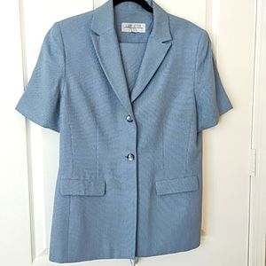 Larry Levine pants & short sleeve jacket work suit size 12
